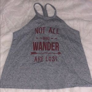 Halter top from stranded
